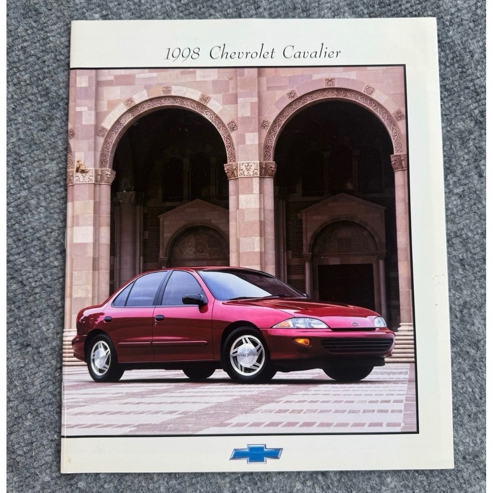 1998 Chevrolet Cavalier Sales Brochure Z24 Coupe Sedan RS Vtg Chevy Catalog